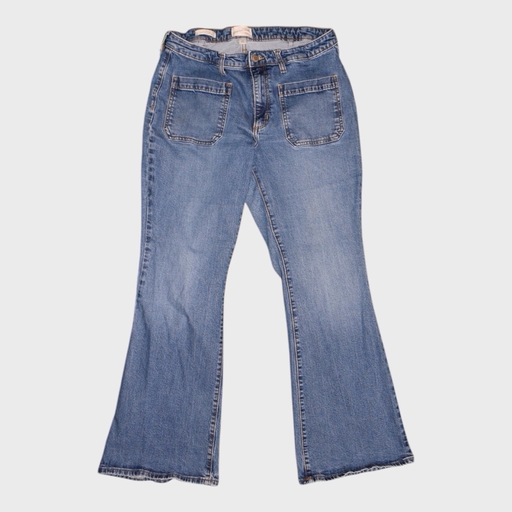 Universal Thread High Rise Flare Jeans with Front Patch‎ Pockets
